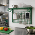 Thumbnail image #2 for Metro SmartWall Medium Duty Wall-Mounted Task Station Starter Unit with Wire Shelf and Grid