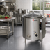 Thumbnail image #2 for Groen AH/1E-60 60-Gallon Gas Steam-Jacketed Stationary Floor Kettle
