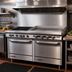 Thumbnail image #2 for Southbend S-Series 60-Inch Commercial Gas Range with 6 Open Burners, 24-Inch Thermostatic Griddle, and 2 Convection Ovens