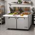 Thumbnail image #2 for Migali Competitor Series Big Top Two-Section Refrigerated Sandwich Prep Table, 24-Pan Capacity, 60.25-Inch Wide