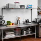 Thumbnail image #2 for Eagle Group Valu-Master QA2472V Quad-Adjust Wire Shelf, 72 x 24 Inches, Pewter Gray Epoxy, 600 lb. Capacity Case of 2