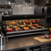 Thumbnail image #2 for Alto-Shaam Halo Heat 72-Inch Countertop Full-Service Heated Display Case with 5 Pan Sections
