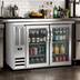 Thumbnail image #2 for Beverage-Air BB48HC-FG-S 48-Inch Food-Rated Back Bar Refrigerator with Glass Doors