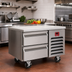Thumbnail image #2 for Southbend Platinum Series 64-Inch Low-Height Remote Refrigerated Base with 4 Self-Closing Drawers