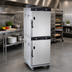 Thumbnail image #2 for Cres Cor Insulated Mobile Heated Holding Cabinet, 2-Compartment, Solid Split Dutch Doors, 16-Pan Capacity