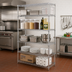 Thumbnail image #2 for Metro Super Erecta 5-Shelf Chrome Plated Starter Wire Shelving Unit, 60