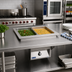 Thumbnail image #2 for Randell 9570-2 Drop-In Electric Bain-Marie Hot Food Well, 2-Pan, Wet Operation