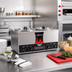 Thumbnail image #2 for Vollrath Cayenne® Twin Well 7-Quart Countertop Rethermalizer Package with Insets, Covers, and Ladles
