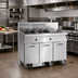 Thumbnail image #2 for Imperial Electric Floor Model 4-Battery Fryer with Built-In Filter System, 75 lb. Per Tank