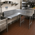 Thumbnail image #2 for Advance Tabco Korner Clean Right-Hand L-Shaped Corner Dishtable, 47 Inch, 16 Gauge 304 Stainless Steel