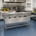 Thumbnail image #2 for John Boos Pro-Bowl 4-Compartment Sink with Right-Hand Drainboard, 14-Gauge Stainless Steel, 94-3/16