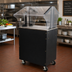 Thumbnail image #2 for Advance Tabco Triumph Portable Solid Top Buffet Table with Enclosed Base and Double-Sided Sneeze Guard