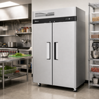 Thumbnail image #2 for Turbo Air M3 M3F47-2-N Two-Section Reach-In Freezer, 42.3 Cu. Ft., Top-Mount Compressor