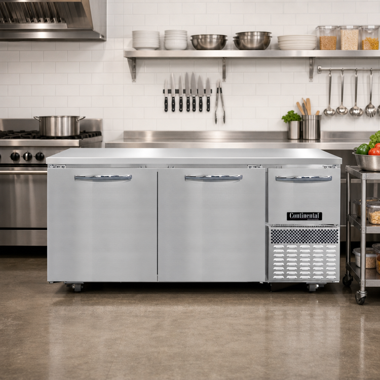 Product image #2 for Continental Refrigerator FA68SN-U 68" Undercounter Shallow Depth Freezer Base