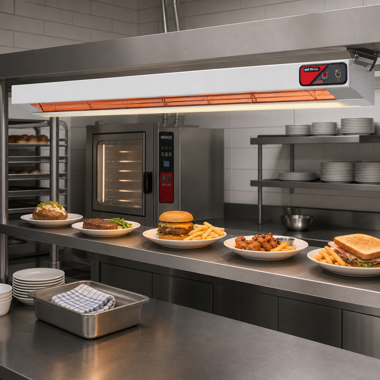 Product image #2 for Nemco 72-Inch Single Lighted Infrared Strip Heater, 240V