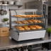 Thumbnail image #2 for Omcan Countertop Full-Service Heated Display Warmer with Curved Glass and 3 Shelves
