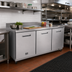 Thumbnail image #3 for Kelvinator Commercial 72-Inch 3-Door Work Top Refrigerator with Backsplash