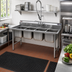 Thumbnail image #2 for Eagle Group 414-18-4 Coved Corner Four-Compartment Sink