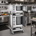 Thumbnail image #2 for AccuTemp Steam'N'Hold 2-Compartment Boilerless Convection Steamer with Stand and Casters, Electric, 208V