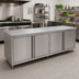 Thumbnail image #2 for John Boos Stainless Steel Enclosed Work Table with Cabinet Base and Hinged Doors, 108 x 36 Inches