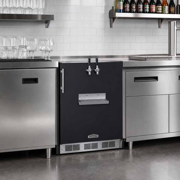 Product image #3 for Summit Commercial 24-Inch ADA-Height Front Tap Built-In Beer Kegerator, 2-Tap, 5.3 Cu. Ft.