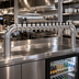 Thumbnail image #2 for Krowne Pass-Through Glycol-Cooled Beer Pipe Tower, 14 Faucets, 63-Inch Overall Length, Brushed Stainless Steel