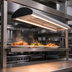 Thumbnail image #2 for Hatco Glo-Ray Curved Lighted Infrared Strip Heater, 36 Inch, 809 Watt, Aluminum Housing
