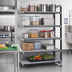 Thumbnail image #2 for Cambro Camshelving Elements XTRA 5-Tier Stationary Add-On Shelving Unit, 24