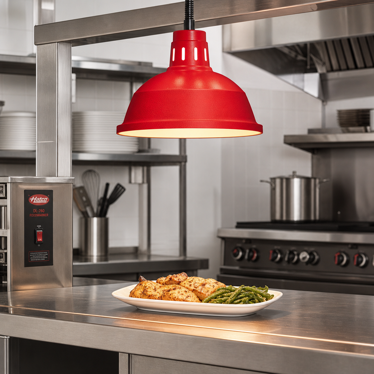 Product image #2 for Hatco DLL-760 Decorative Food Heat Lamp Luminaire with 12-1/2-Inch Diameter Shade