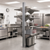 Thumbnail image #2 for 108-Inch Aluminum Floor-To-Ceiling Back-To-Back Cantilever Shelving Upright