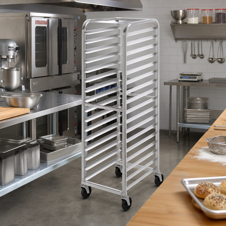 Product image #2 for Channel Manufacturing Economy Series All-Welded Aluminum Bun Pan Rack, 27 Pan Capacity