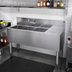Thumbnail image #2 for Glastender Three-Compartment Underbar Sink Unit, 48 Inch, Right Drainboard, Stainless Steel