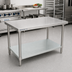 Thumbnail image #2 for Advance Tabco Galvanized Undershelf for 30 x 24 Inch Work Tables