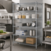 Thumbnail image #2 for Quantum Stationary Wire Shelving Starter Kit, 72-Inch W x 24-Inch D x 63-Inch H, 5 Shelves
