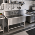 Thumbnail image #2 for John Boos Pro-Bowl 2-Compartment 16-Gauge Stainless Steel Sink with 30-Inch Right Drainboard