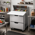 Thumbnail image #3 for Beverage-Air SPED27HC-C 27-Inch One-Section Sandwich Prep Table with 2 Drawers and 17-Inch Cutting Board