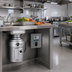 Thumbnail image #2 for InSinkErator SS-100 Complete Food Waste Disposer Package with AquaSaver AS-101 Control Center, 1 HP, Trough Mount