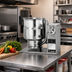 Thumbnail image #2 for Groen TDBC-48C 48 Quart Electric Tabletop Tilting 2/3-Jacketed Kettle, Classic Controls