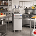 Thumbnail image #1 for Atosa CookRite 40 lb. Natural Gas Floor Fryer with Manual Controls