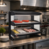 Thumbnail image #2 for Hatco HXMH-48D Horizontal Heated Merchandiser with LED Lighting, 48-Inch Countertop, Dual Shelf
