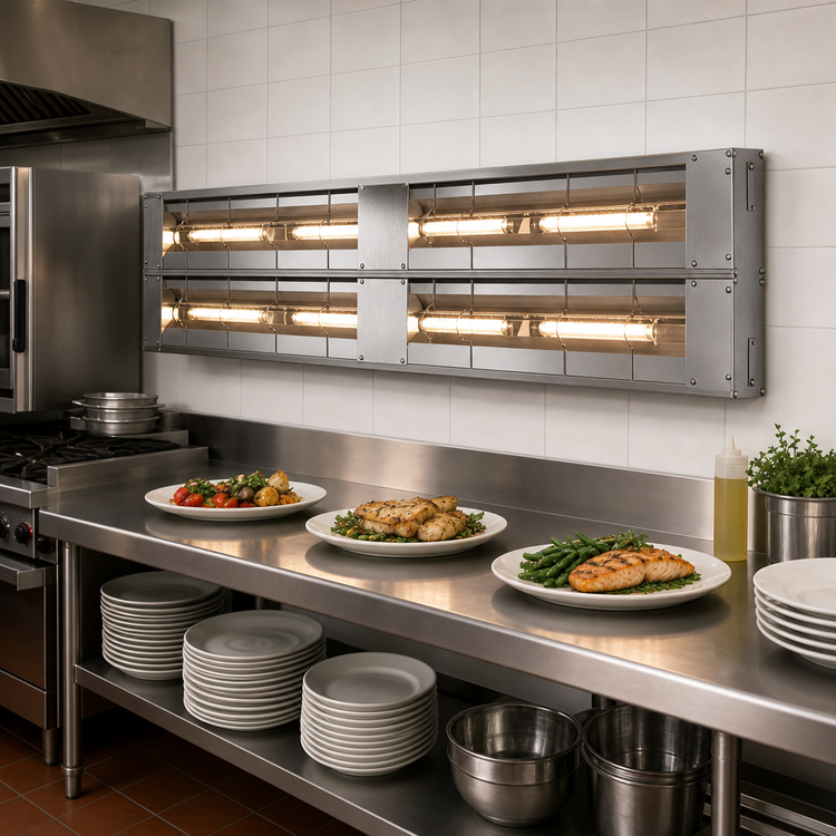Product image #2 for Hatco Glo-Ray® 54-Inch Double Lighted Infrared Strip Heater