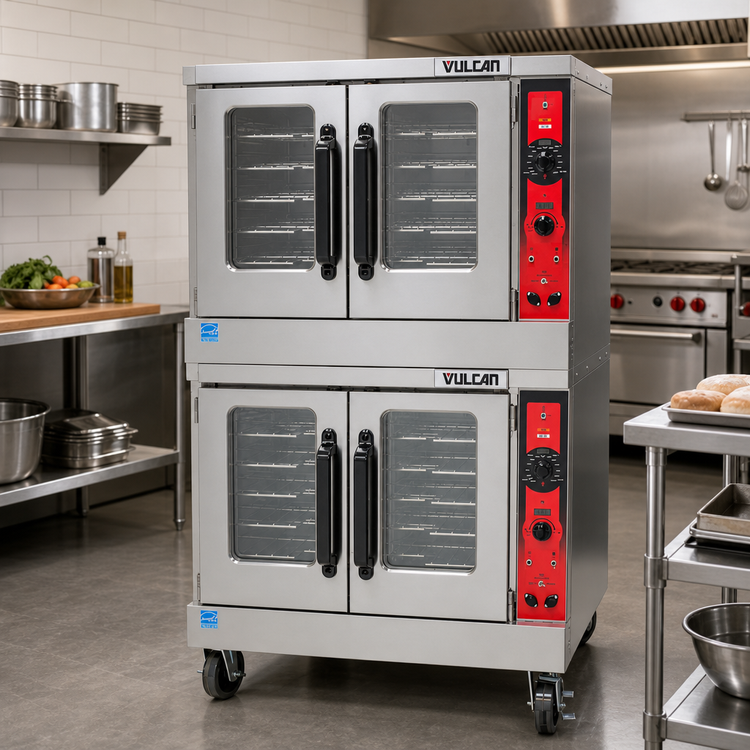 Product image #2 for Vulcan VC55ED Double-Deck Electric Convection Oven, Standard Depth, 25 kW