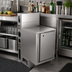 Thumbnail image #3 for BK Resources Top Shelf Underbar Cabinet with Flat Raised-Edge Top and Hinged Lock Door, 21 Inch Wide x 18 Inch Deep