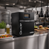 Thumbnail image #2 for Lainox Oracle ORACBB Boosted Countertop High-Speed Combi Wave Oven, 0.61 Cu. Ft., Black