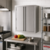Thumbnail image #2 for John Boos 48-Inch Wall-Mounted Stainless Steel Cabinet with Hinged Doors and Fixed Shelf