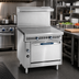 Thumbnail image #2 for Imperial Spec Series Heavy Duty 36-Inch Gas Range with Two 18-Inch Hot Tops and Convection Oven Base