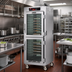 Thumbnail image #2 for Metro C5 8 Series Mobile Full-Height Pass-Thru Controlled Temperature Heated Holding Cabinet with Dutch Double Glass Doors