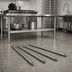 Thumbnail image #3 for John Boos Stainless Steel Legs and Feet Set of 4 with Adjustable Bullet Feet