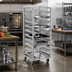 Thumbnail image #2 for Channel Manufacturing Mobile Adjustable Aluminum Universal Rack, 12-Pan Capacity