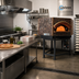 Thumbnail image #2 for Univex Stone Hearth Pentagonal Gas Pizza Dome Oven, 11 12-Inch Pizza Capacity